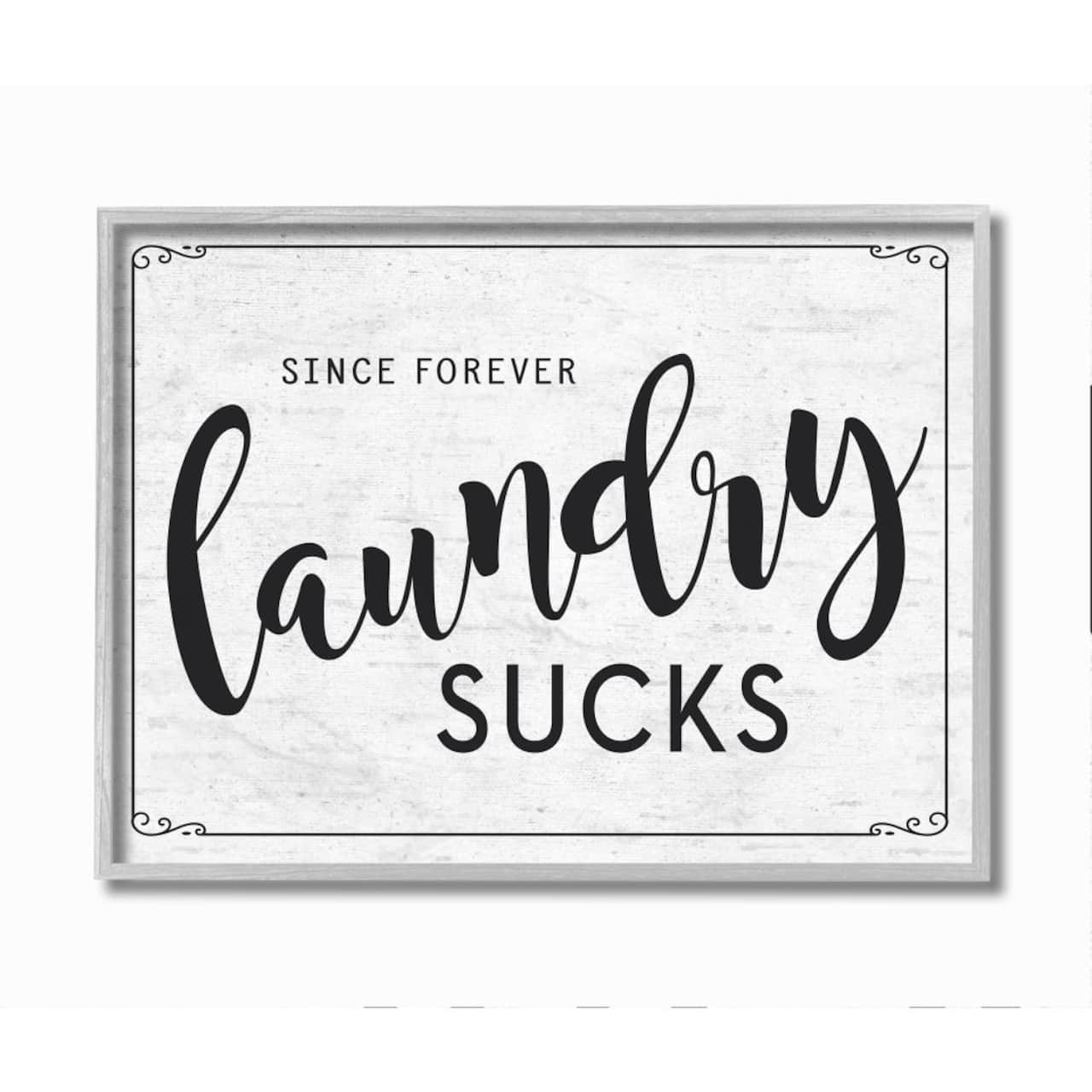 Stupell Industries Sassy Laundry Room Sign Funny Family Humor Framed Wall Art
